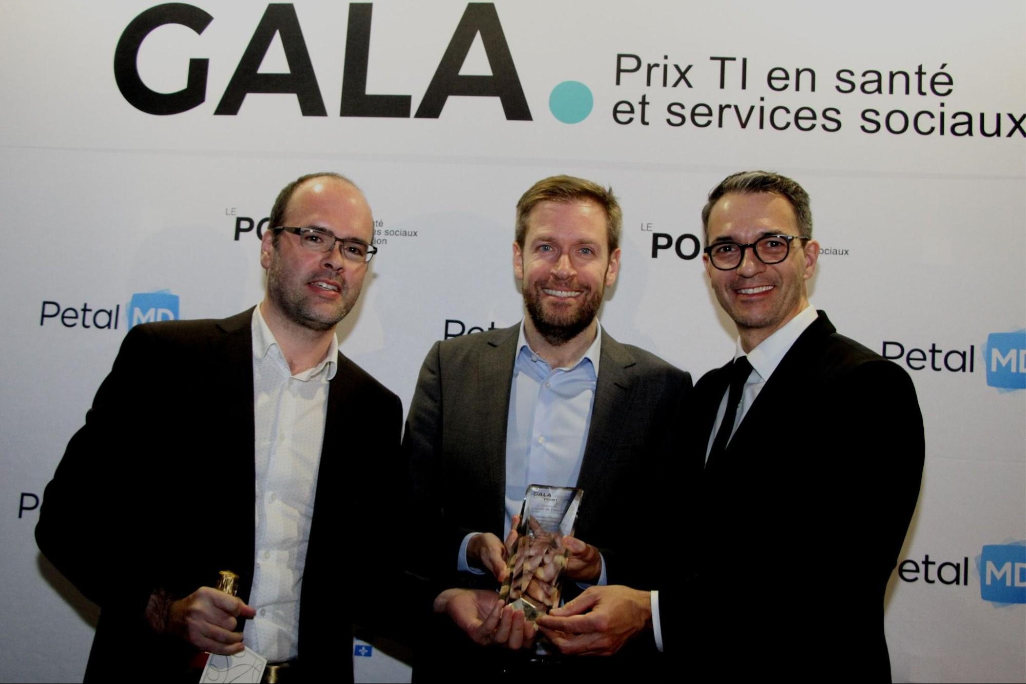 Opal wins eHealth solution of the year in Quebec eHealth Awards Gala